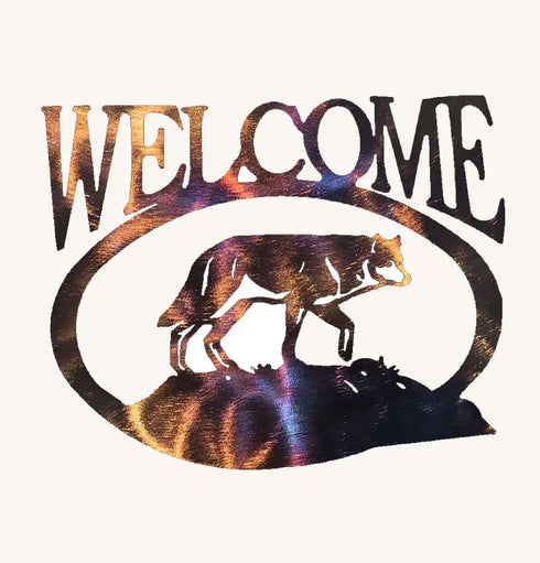 Grateful Dead - Wolf Welcome Sign (#135) - StealieShop